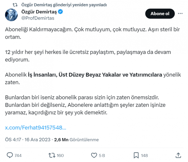 Foto - Özgür Demirtaş’la ilgili şok iddia! Birileri ağzının içine bakıyordu! Yer yerinden oynayacak