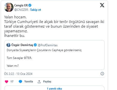 Foto - Özgür Demirtaş'tan PKK skandalı! 'İhanettir bu'