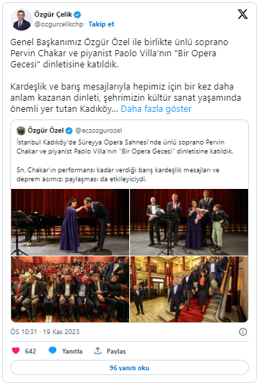 Foto - Özgür Özel bir fotoğraf paylaştı! CHP yıkıldı