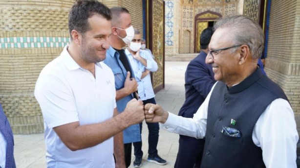 Foto - Pakistan Cumhurbaşkanı Kuruluş Osman'ın setini ziyaret etti