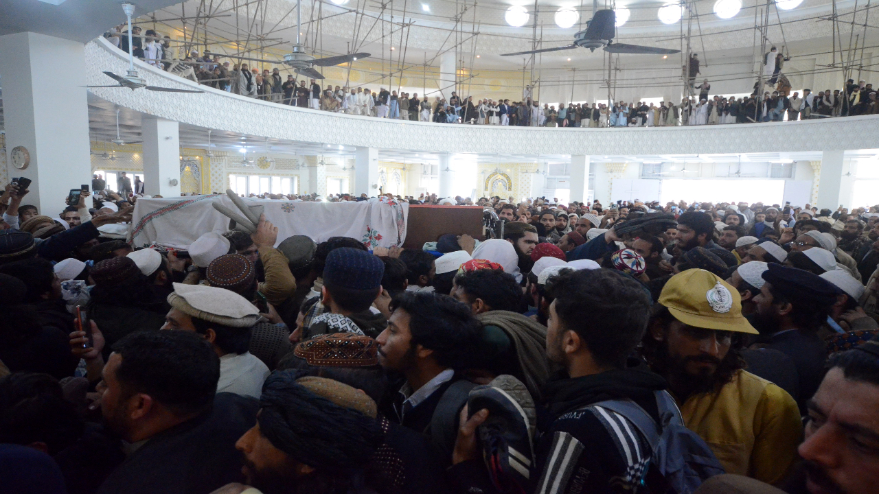 Foto - Pakistan'da on binleri sokağa döken cenaze töreni
