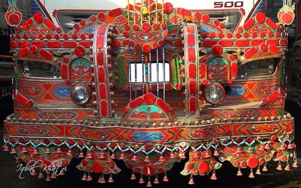 Foto - Pakistan'ın meşhur kamyonetleri