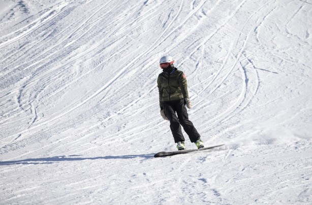 Foto - Palandöken Kayak Merkezi'nde hafta sonu yoğunluğu