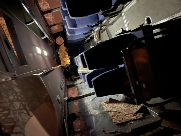 Foto - Palandöken'de facia! Turistleri taşıyan midibüs kaza yaptı: 25 yaralı