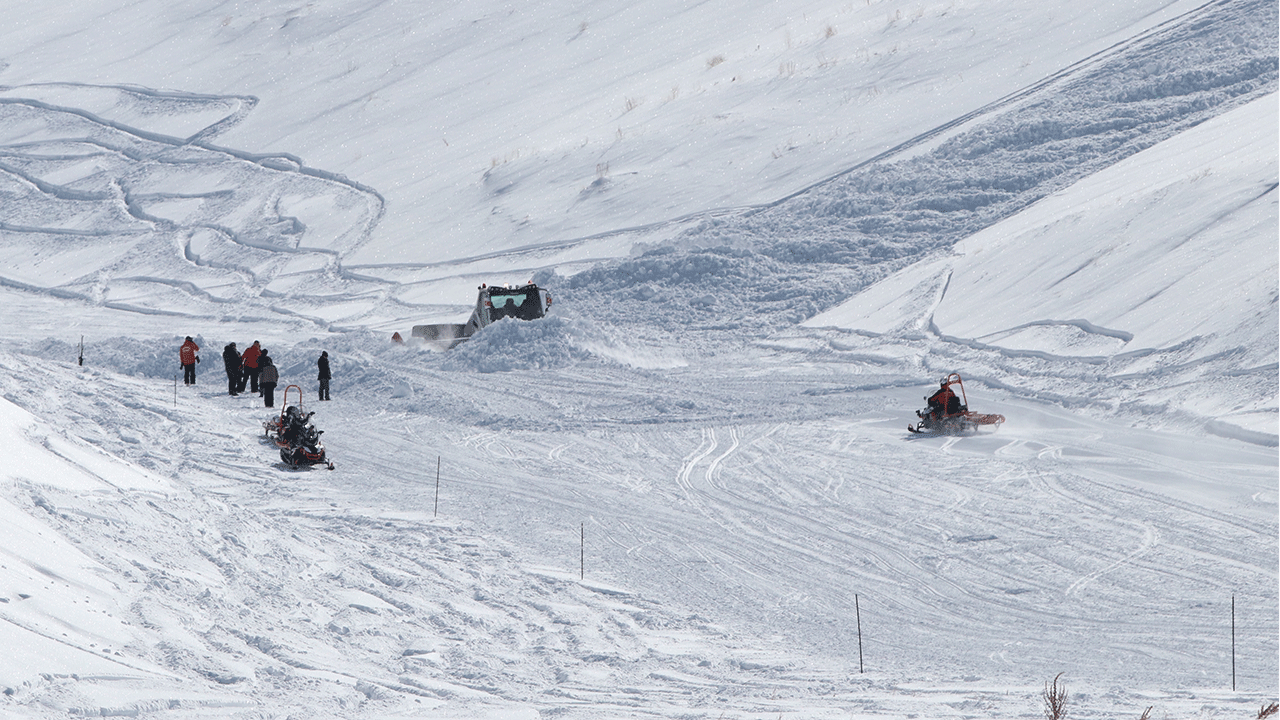 Foto - Palandöken’e çığ düştü!