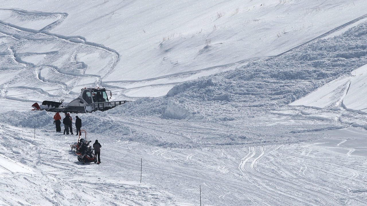 Foto - Palandöken’e çığ düştü!
