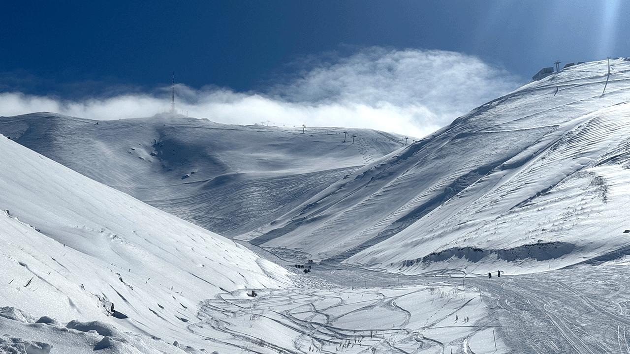 Palandöken’e çığ düştü!