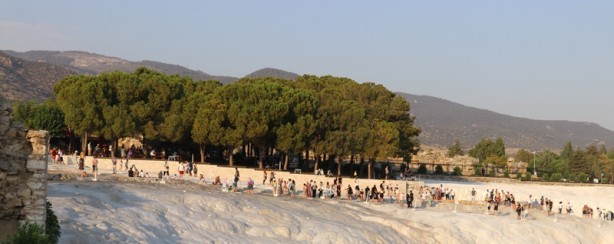Foto - Pamukkale, pandemi sonrası dönemin en yüksek ziyaretçi sayısına ulaştı