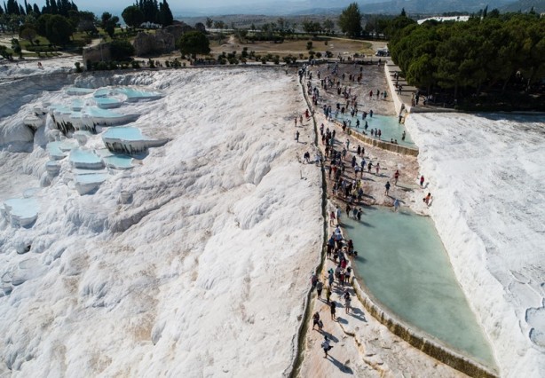 Foto - Pamukkale'deki "cehennem kapısı" ziyarete açılıyor