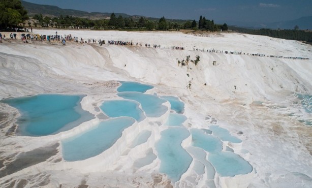 Foto - Pamukkale'deki "cehennem kapısı" ziyarete açılıyor