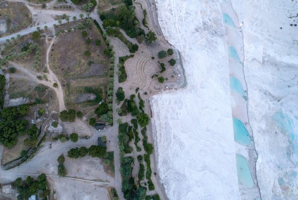 Foto - Pamukkale'deki "cehennem kapısı" ziyarete açılıyor