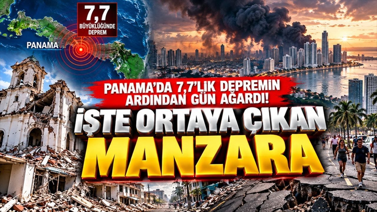 Panama’da 7,7’lik deprem sonrası gün ağardı! İşte ortaya çıkan manzara