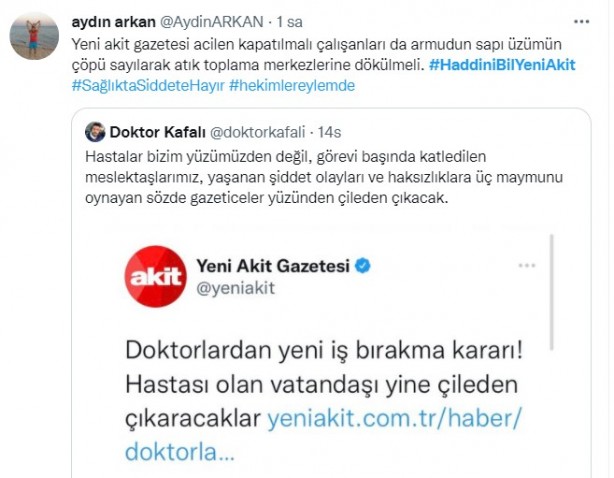 Foto - Para, Hipokrat'a mezarında takla attırdı! Mağduriyeti dile getiren Akit'i hedef aldılar