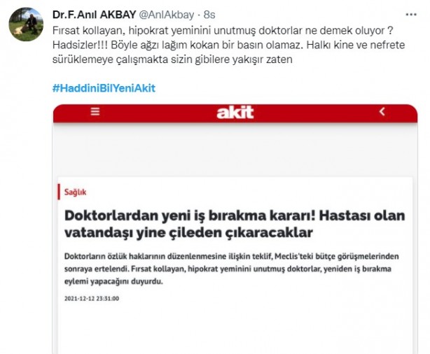 Foto - Para, Hipokrat'a mezarında takla attırdı! Mağduriyeti dile getiren Akit'i hedef aldılar