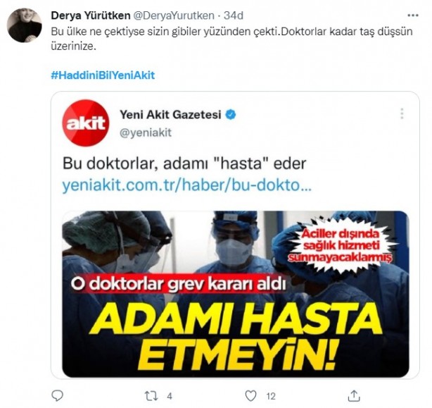 Foto - Para, Hipokrat'a mezarında takla attırdı! Mağduriyeti dile getiren Akit'i hedef aldılar
