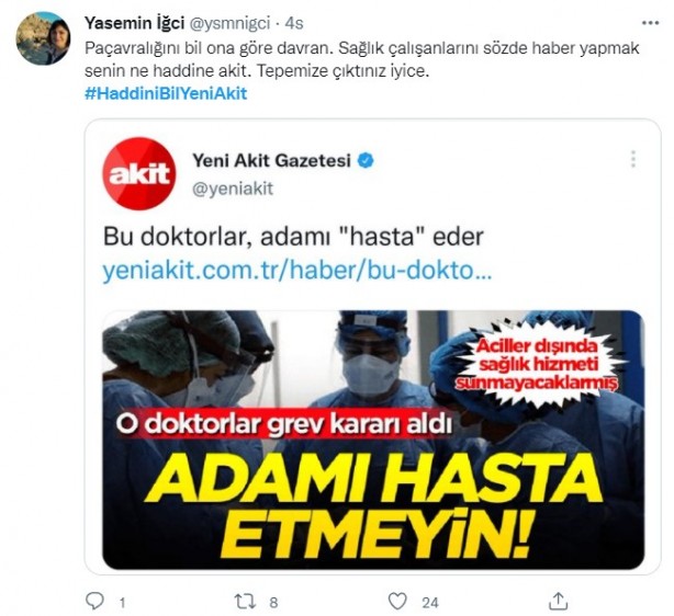 Foto - Para, Hipokrat'a mezarında takla attırdı! Mağduriyeti dile getiren Akit'i hedef aldılar