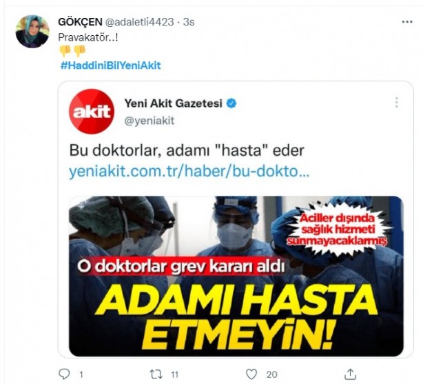 Foto - Para, Hipokrat'a mezarında takla attırdı! Mağduriyeti dile getiren Akit'i hedef aldılar