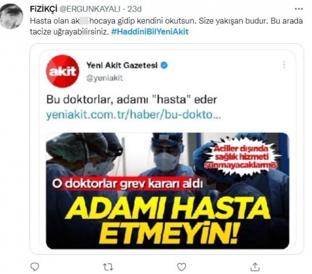 Foto - Para, Hipokrat'a mezarında takla attırdı! Mağduriyeti dile getiren Akit'i hedef aldılar