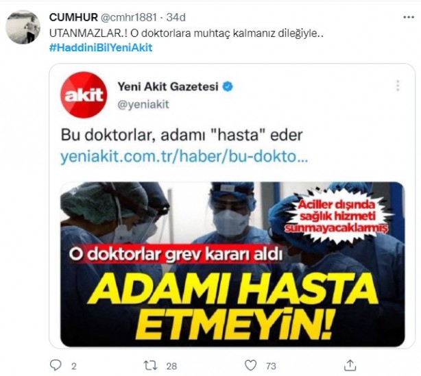 Foto - Para, Hipokrat'a mezarında takla attırdı! Mağduriyeti dile getiren Akit'i hedef aldılar