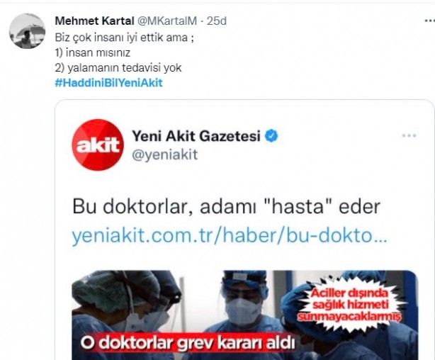 Foto - Para, Hipokrat'a mezarında takla attırdı! Mağduriyeti dile getiren Akit'i hedef aldılar