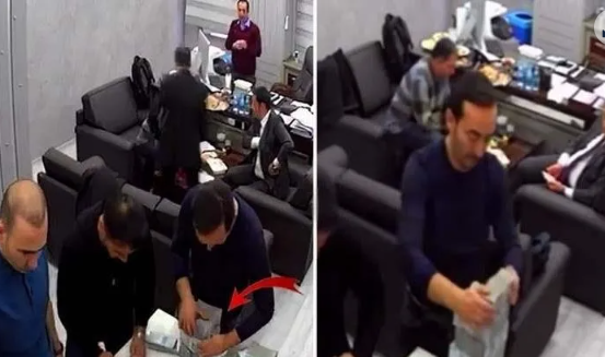 Foto - ‘Para Kule’ gündemden düşmüyor! Peçete kâğıdına imza atılmış