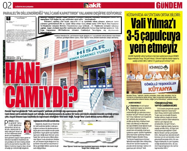 Paralel’in cami dediği kaçak yurtta en küçük alan mescide ayrılmış!