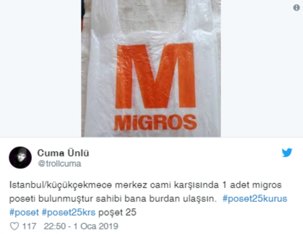 Foto - Paralı poşete sosyal medyadan tepki yağdı