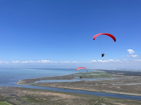 Foto - Paramotorla Adana'dan Mersin'e uçtu
