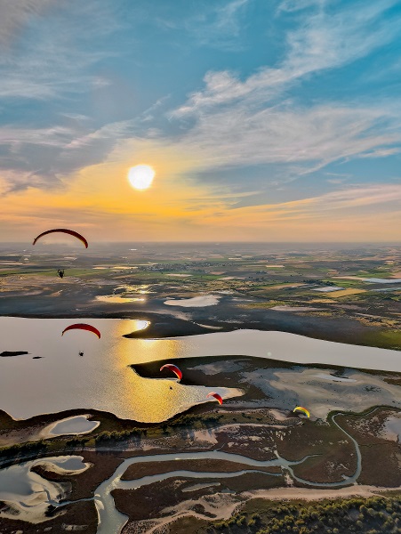 Foto - Paramotorla Adana'dan Mersin'e uçtu