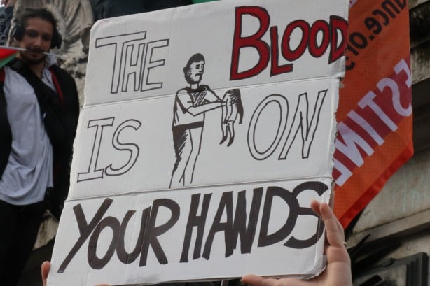 Foto - Paris'te Filistin'e destek gösterisi