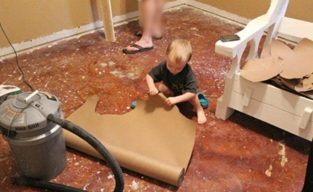 Foto - Parke kaplatmak yerine öyle bir şey yaptı ki!