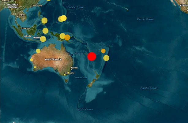 Foto - Pasifik Okyanusu'nda 7.7 büyüklüğünde deprem: Tsunami alarmı verildi
