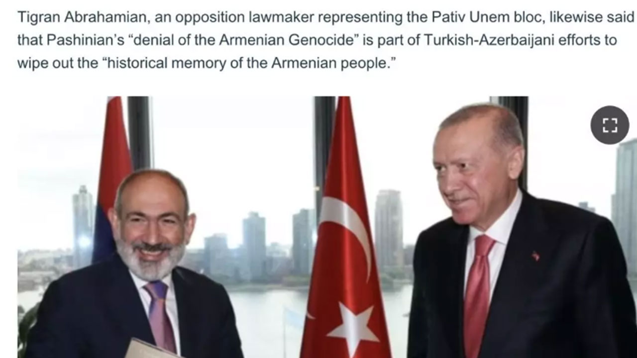 Foto - Paşinyan'ın Türkiye sözleri Ermenistan'ı ayağa kaldırdı! 'Vatan haini' ilan ettiler