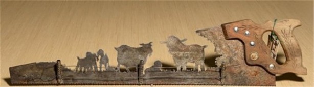 Foto - Paslı testereyi öyle bir şeye çevirdi ki