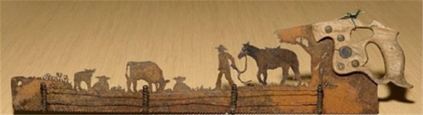 Foto - Paslı testereyi öyle bir şeye çevirdi ki