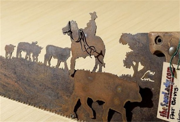 Foto - Paslı testereyi öyle bir şeye çevirdi ki