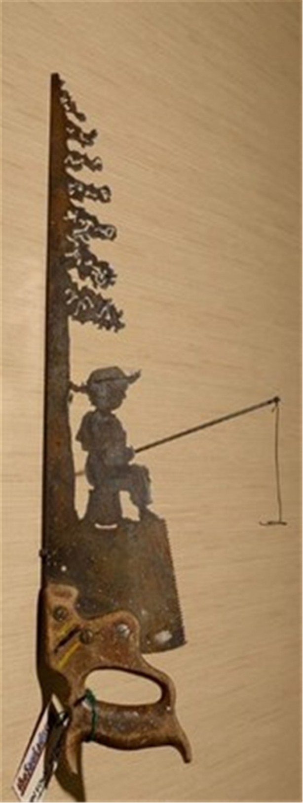 Foto - Paslı testereyi öyle bir şeye çevirdi ki