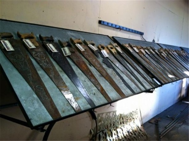 Foto - Paslı testereyi öyle bir şeye çevirdi ki