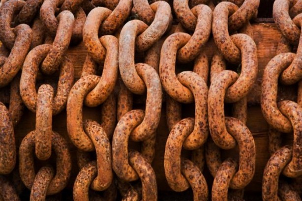 Paslı zincirden öyle bir şey yaptılar ki!