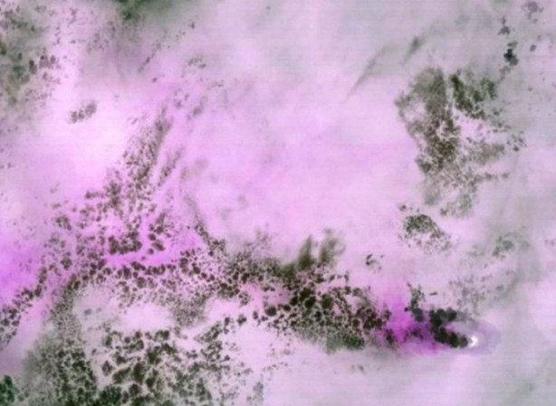 Foto - Patlayan yanardağlar uydudan böyle görünüyor!