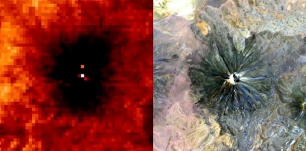 Foto - Patlayan yanardağlar uydudan böyle görünüyor!