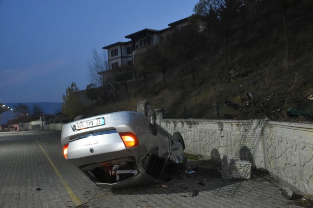 Pazar yerine havadan otomobil düştü