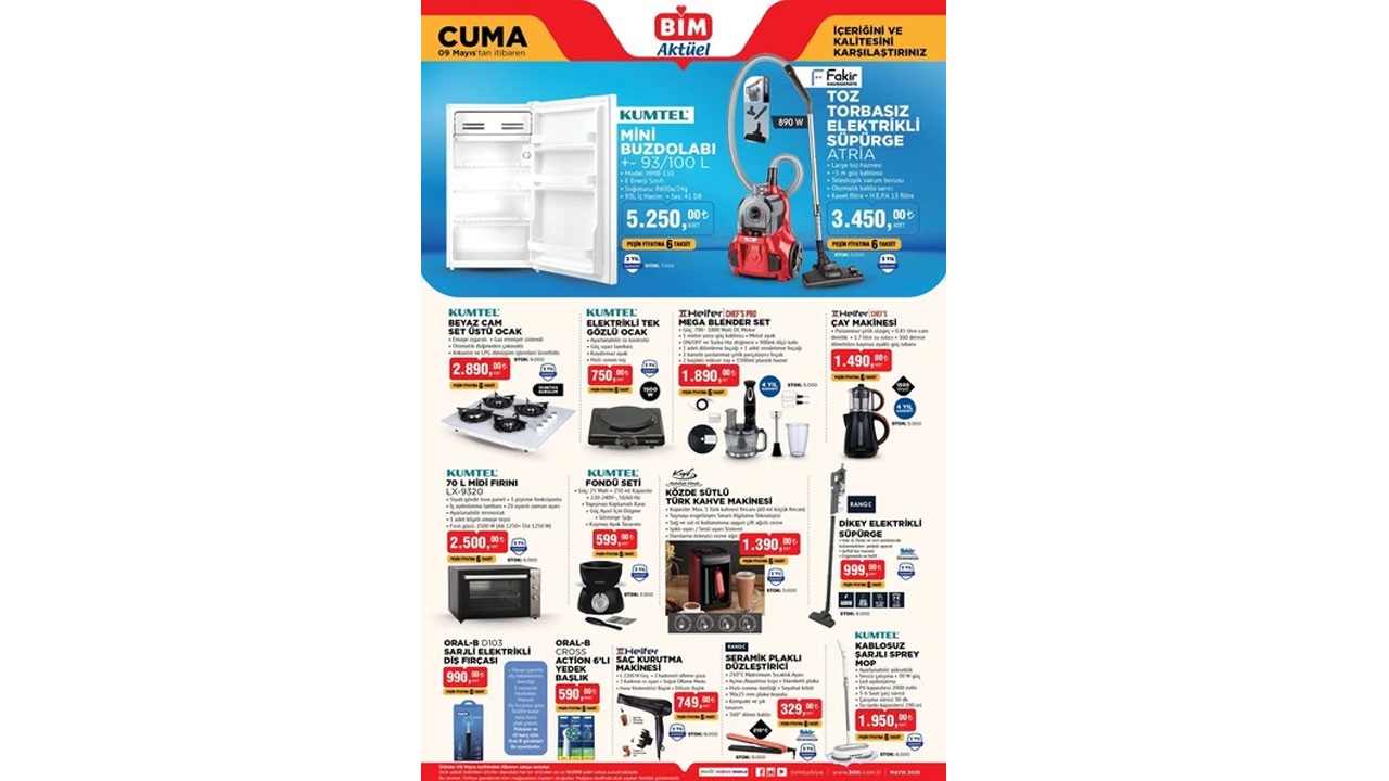 Foto - Pek çok sürpriz sizi bekliyor! BİM 9 Mayıs indirimli ürünler listesi açıklandı