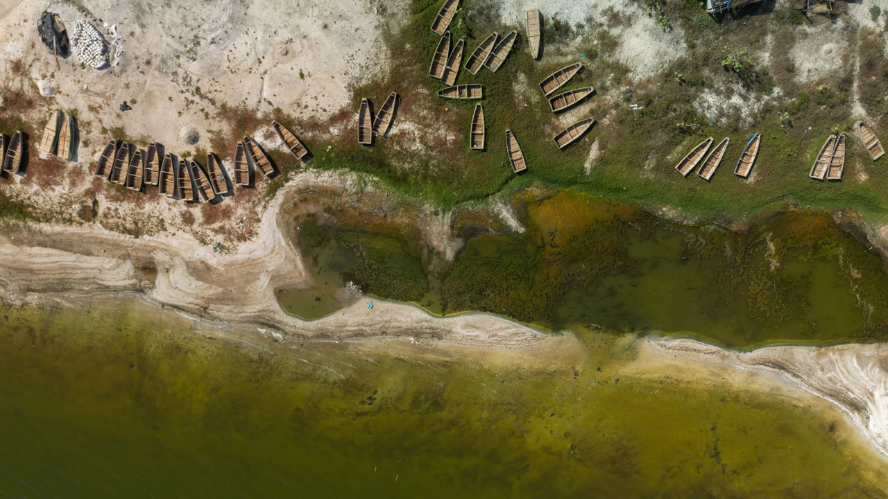 Pembe Göl tanınmaz hale gelmişti! İşte, dünyaca ünlü gölün son hali