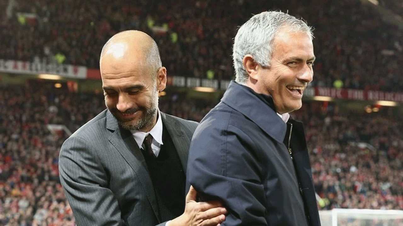 Foto - Pep Guardiola, Jose Mourinho'ya hak verdi