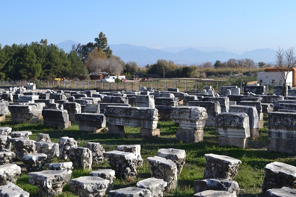 Foto - Perge Antik Kenti ziyaretçi rekorları kırdı