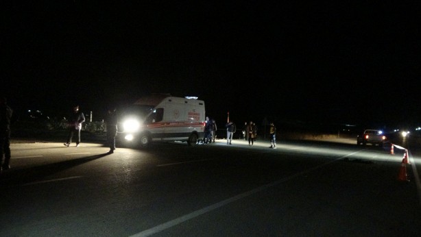 Foto - Peş peşe iki aracın çarptığı şahıs hayatını kaybetti