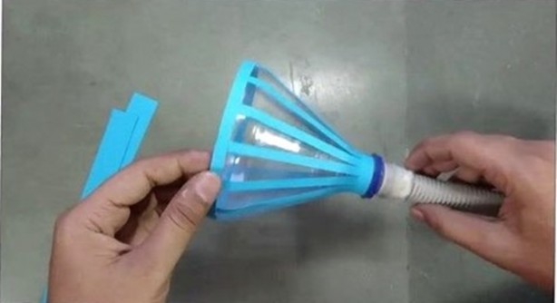 Foto - Pet şişeden elektrikli süpürge yaptı!