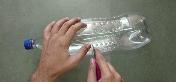 Foto - Pet şişeden elektrikli süpürge yaptı!