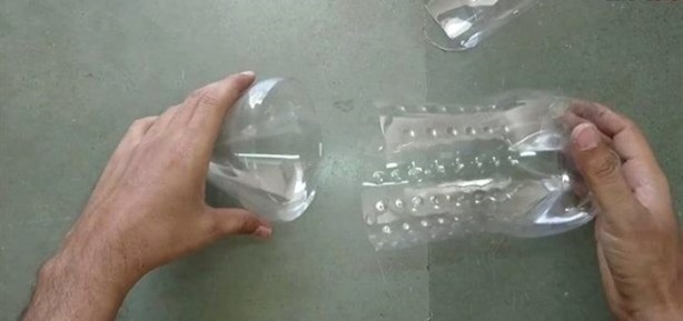 Foto - Pet şişeden elektrikli süpürge yaptı!